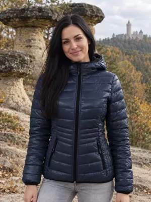 Dámska bunda MALFINI EVEREST 551 NÁMORNÁ MODRÁ