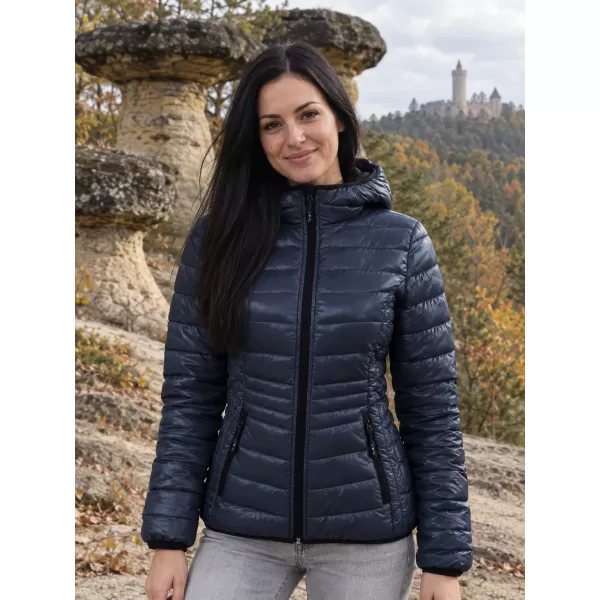  Dámska bunda MALFINI EVEREST 551 NÁMORNÁ MODRÁ 