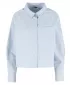 Dámska košeľa URBAN CLASSICS TB8171 LIGHT HORIZON BLUE/WHITE