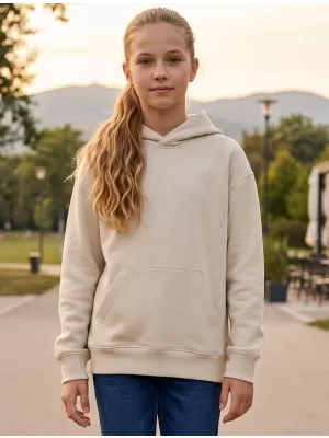 Detská mikina MALFINI CHILL 423 MANDĽOVÁ