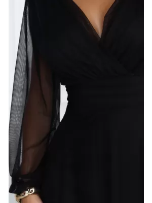 Dámske šaty NUMOCO 684-4 ČIERNA
