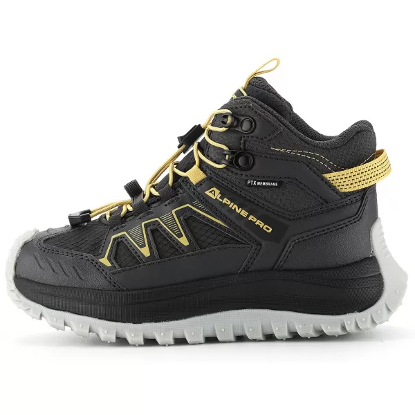  Detské outdoorové topánky ALPINE PRO ATEGO DARK TRUE GRAY 