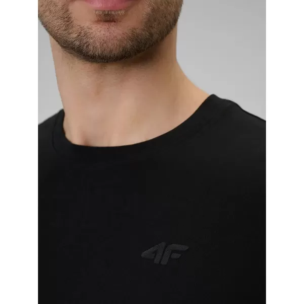  Pánske tričko 4F WAW25TTSHM2401 DEEP BLACK 