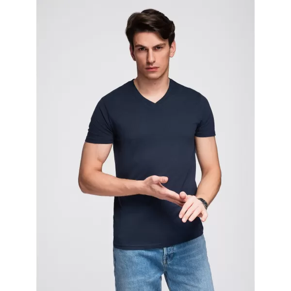  Pánske tričko OMBRE OM-TSBS-0281 BLACK/WHITE/BLUE 