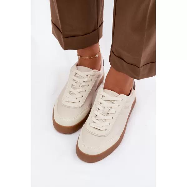  Dámske tenisky BIG STAR SHOES TT274311 BEIGE 
