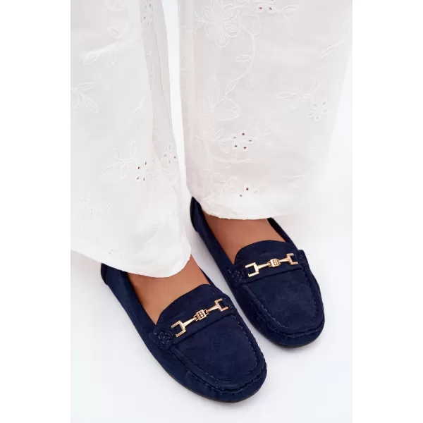  Dámske mokasíny BOTO FT247 NAVY BLUE 