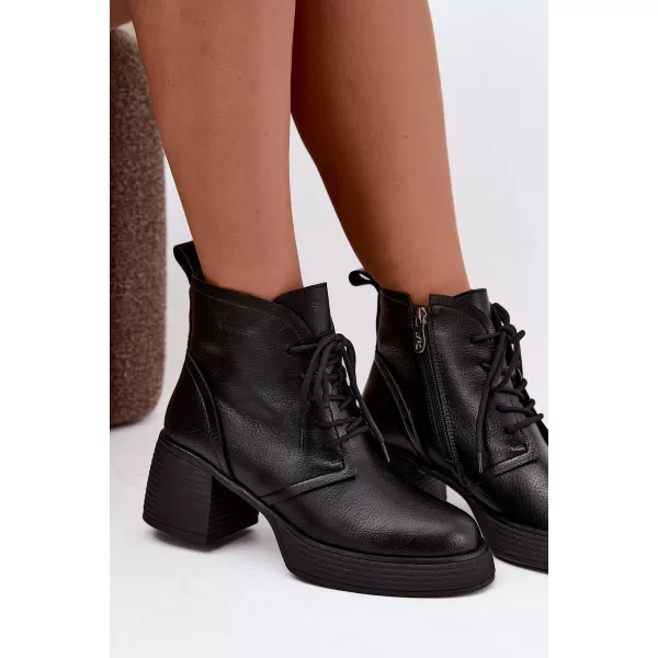  Dámske čižmy D&A CR62-3368 BLACK 