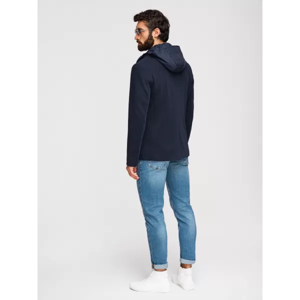 Pánska bunda OMBRE M167 NAVY BLUE 