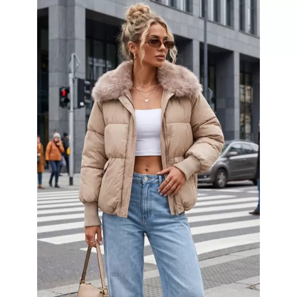  Dámska bunda DSTREET TY5816 KARAMELOVÁ 