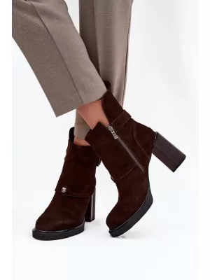 Dámske čižmy VINCEZA 91152 CHOCOLATE