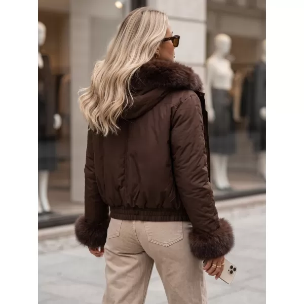  Dámska bunda DSTREET TY5998 HNEDÁ 