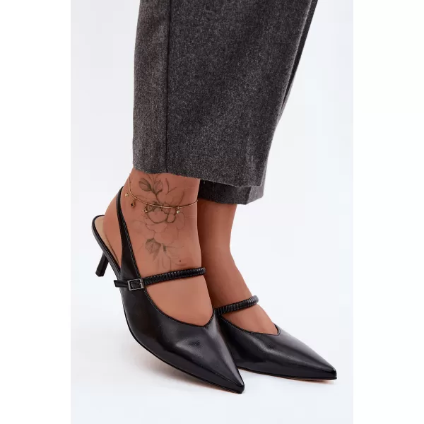  Dámske sandále D&A CR61-3046 BLACK 