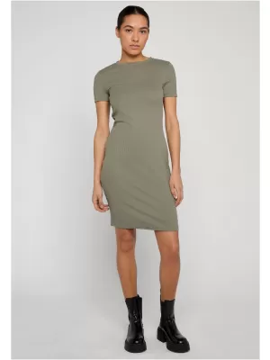 Dámske šaty URBAN CLASSICS TB8275 PALE OLIVE