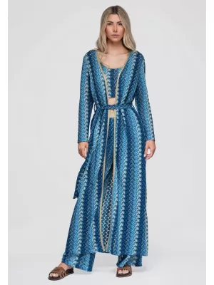 Dámsky kardigan OMBRE OW-UW-E0001 BLUE