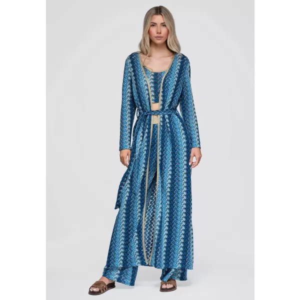  Dámsky kardigan OMBRE OW-UW-E0001 BLUE 