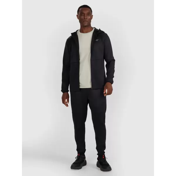  Pánska funkčná mikina 4F WMM00TFSWM654 DEEP BLACK 