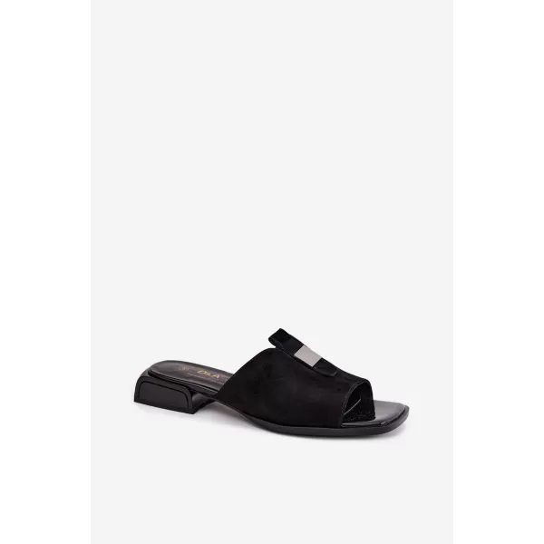  Dámske šľapky D&A JC61-1002 BLACK 