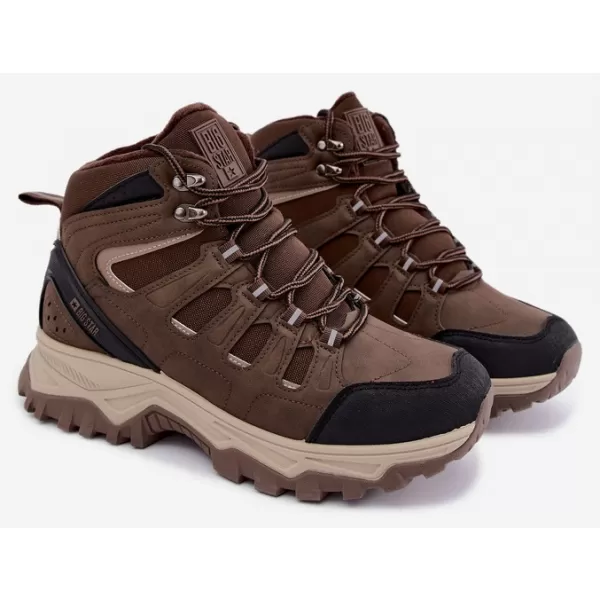  Pánske topánky BIG STAR SHOES UU174316 BROWN/BEIGE SHADOWS 