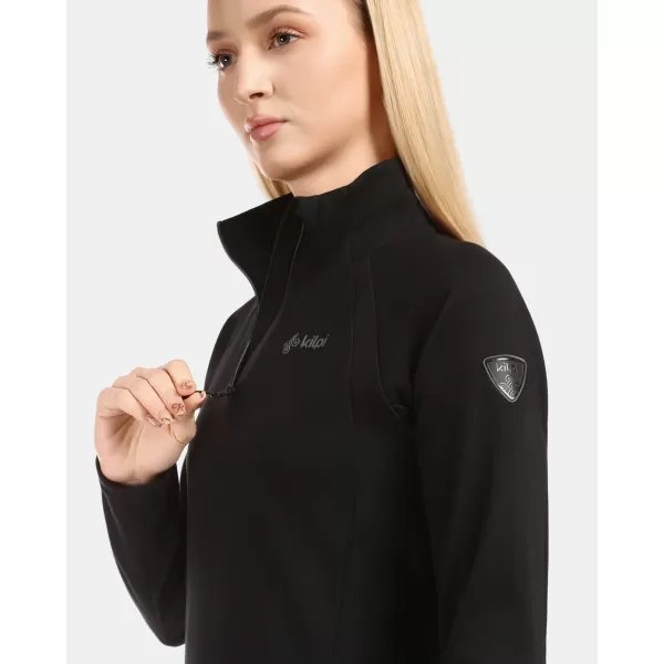  Dámska fleece mikina KILPI MONTALE-W 1L0204KI ČIERNA 