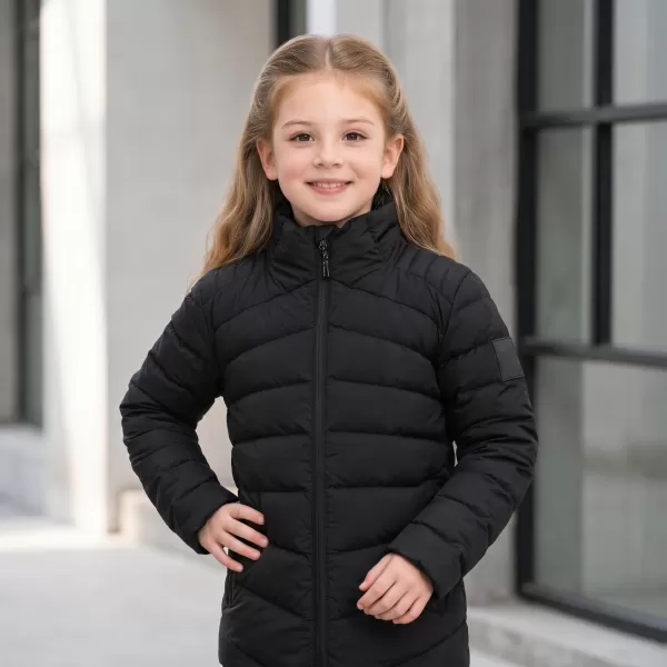  Detská ultraľahká bunda ALPINE PRO RETERO BLACK 