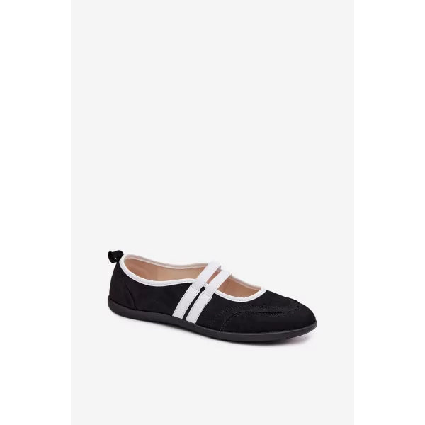  Dámske baleríny BOTO 22-383 BLACK 