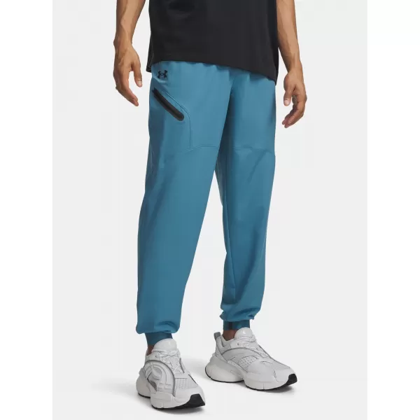  Pánske tepláky UNDER ARMOUR UNSTOPPABLE WOVEN JOGGER 1388823-466 MODRÁ 