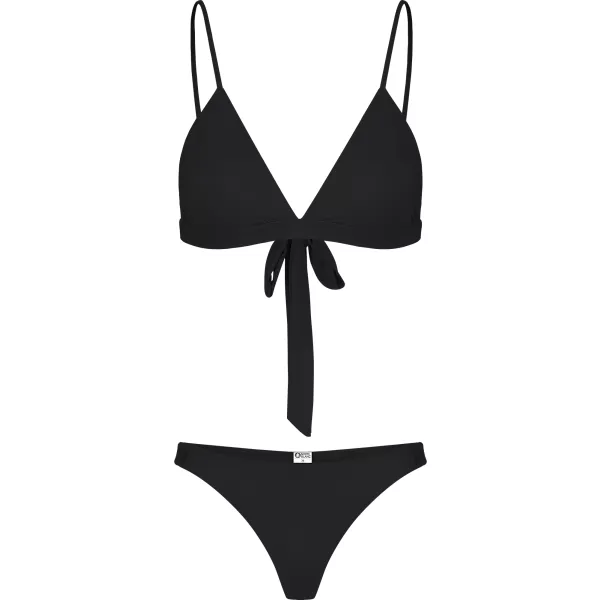  Dámske bikiny - spodný diel NORDBLANC TWINKLE NBSSS8242 ČIERNA 