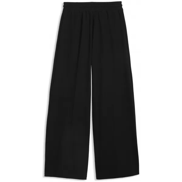  Dámske tepláky PUMA CLASS RELAXED WIDE LEG PANTS 69401301 PUMA BLACK 