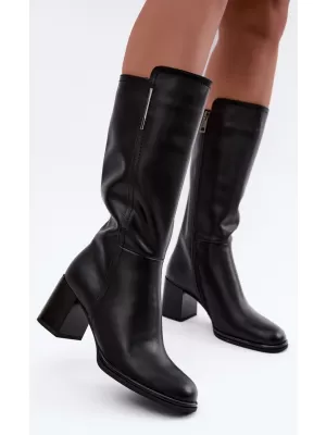 Dámske čižmy VINCEZA 67053 BLACK