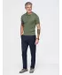 Pánske polo tričko OMBRE OM-POSS-0180 OLIVE