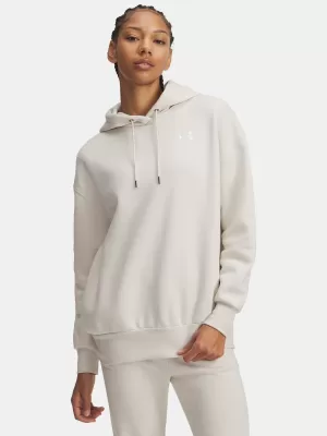 Dámska mikina UNDER ARMOUR ICON FLEECE OS HOODIE 1379495-111 BIELA
