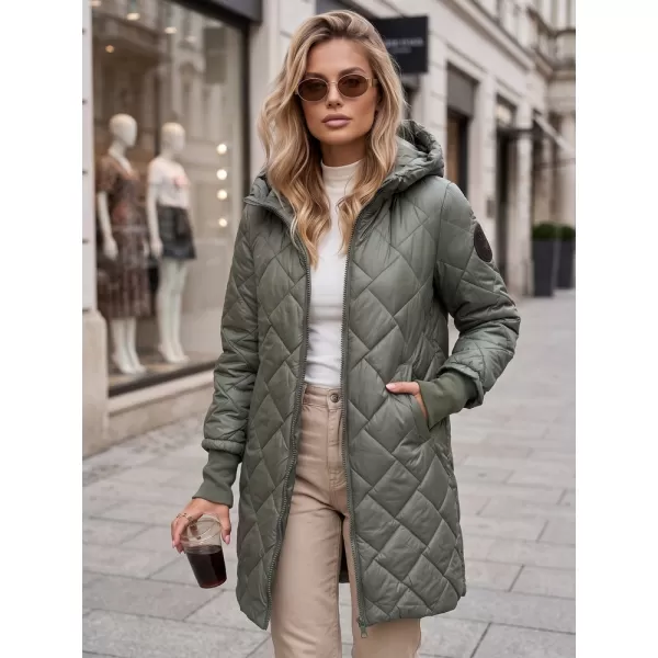  Dámska bunda DSTREET TY5863 ZELENÁ 