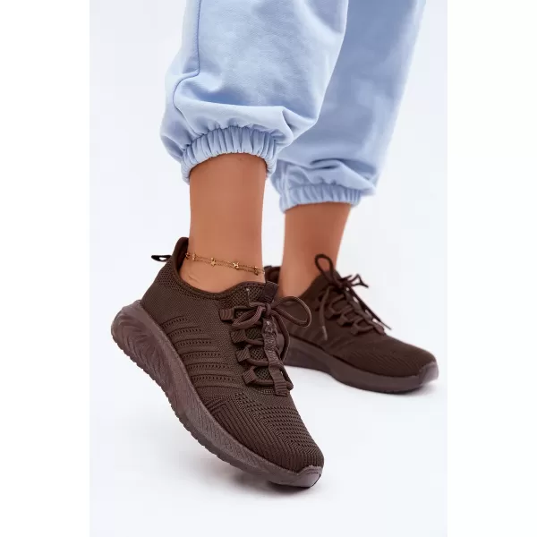  Dámske tenisky BIG STAR SHOES UU274055 BROWN/BEIGE 
