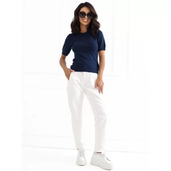  Dámske nohavice SUBLEVEL D70059Z62399A1 WHITE 