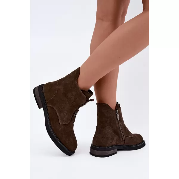 Dámske topánky D&A CR62-3334 KHAKI 
