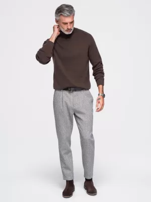 Pánsky rolák OMBRE OM-SWTN-0192 BROWN