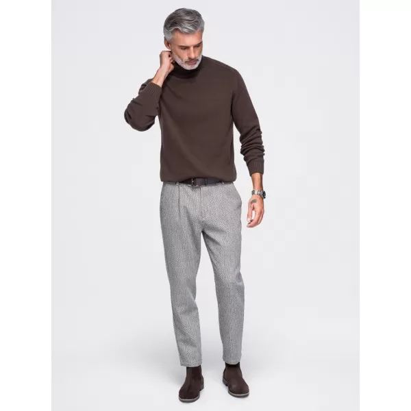  Pánsky rolák OMBRE OM-SWTN-0192 BROWN 