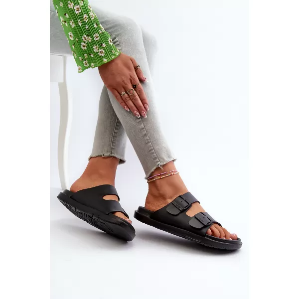  Dámske šľapky BIG STAR SHOES NN274A750 BLACK 
