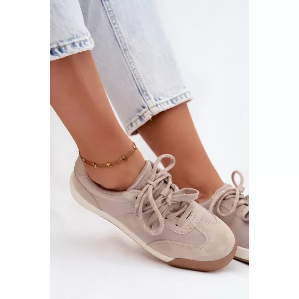  Dámske tenisky BIG STAR SHOES UU274001 BEIGE 