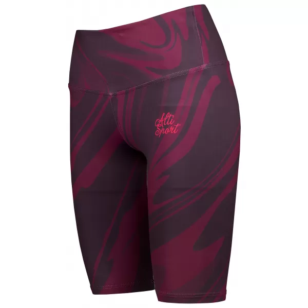 Dámske legíny nad kolená premium (nové veľkosti) ALTISPORT VOJ/ALW072LEG06 WINE-RED 