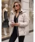 Dámska bunda DSTREET TY5750 BÉŽOVÁ