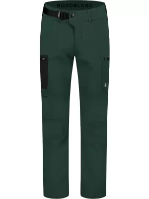 Pánske outdoorové nohavice NORDBLANC SCRAMBLE NBSPM8359 TMAVO ZELENÁ