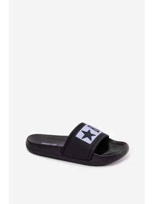 Detské šľapky BIG STAR SHOES TT374A003 BLACK/BLUE