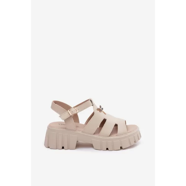  Dámske sandále VINCEZA 79627 BEIGE 