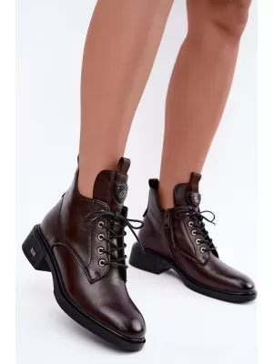 Dámske topánky VINCEZA 133145 LEATHER BROWN
