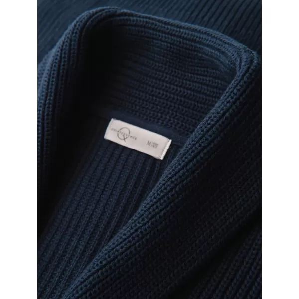  Pánsky kardigan OMBRE OM-SWCD-0200 NAVY BLUE 