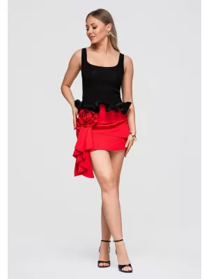 Dámska sukňa OMBRE OW-GL-E0009 RED