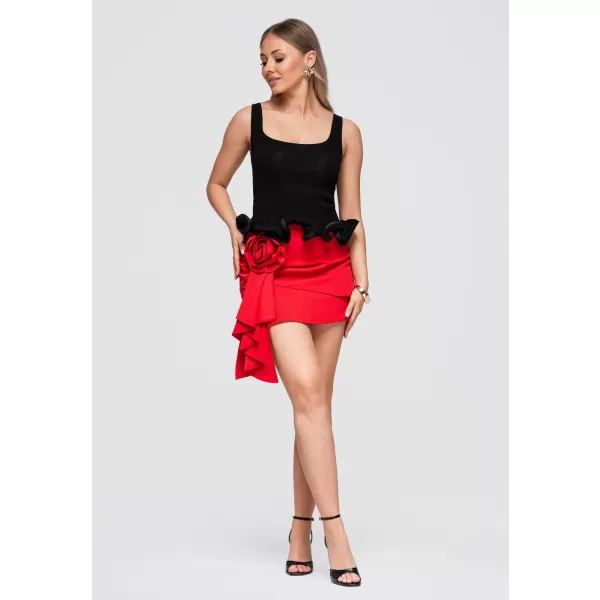  Dámska sukňa OMBRE OW-GL-E0009 RED 