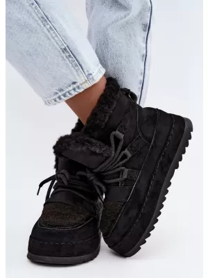Dámske snehule BOTO 9077 BLACK