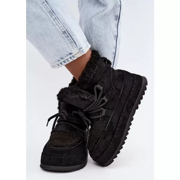  Dámske snehule BOTO 9077 BLACK 